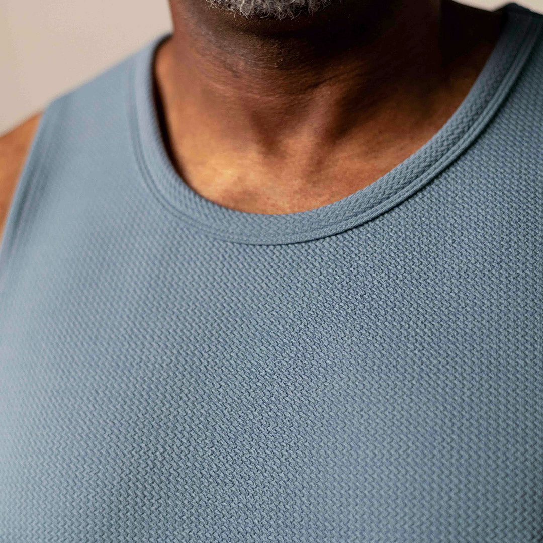 Bullet Tank Top - Misty Blue