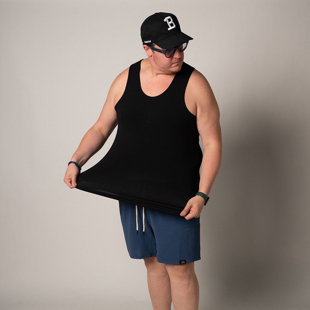 model-specs: Adam is 6'3 | 285 lbs | size 1