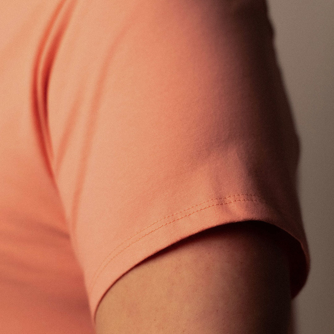 Split Hem Cotton 95/5 - Peaches n Cream