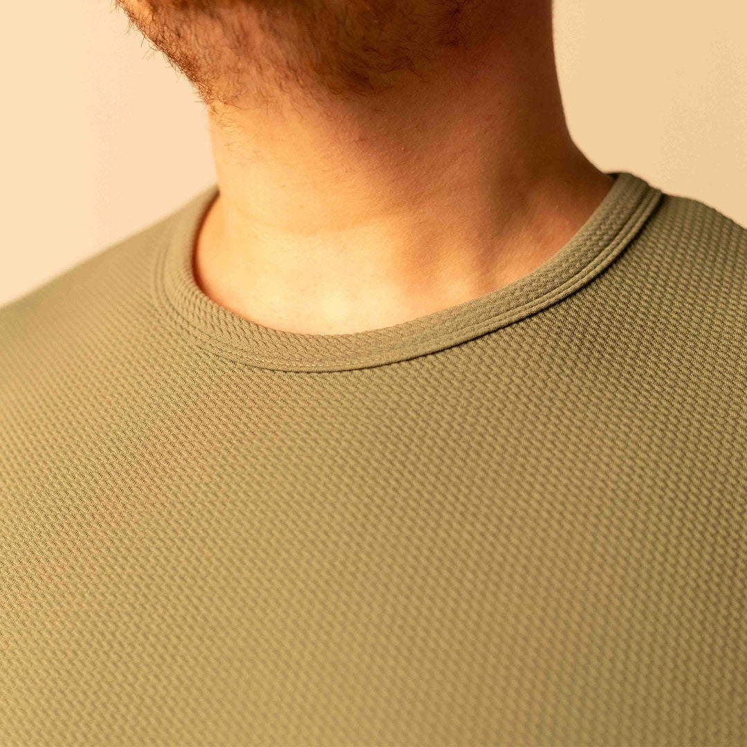 Split Hem Bullet Tee - Eucalyptus