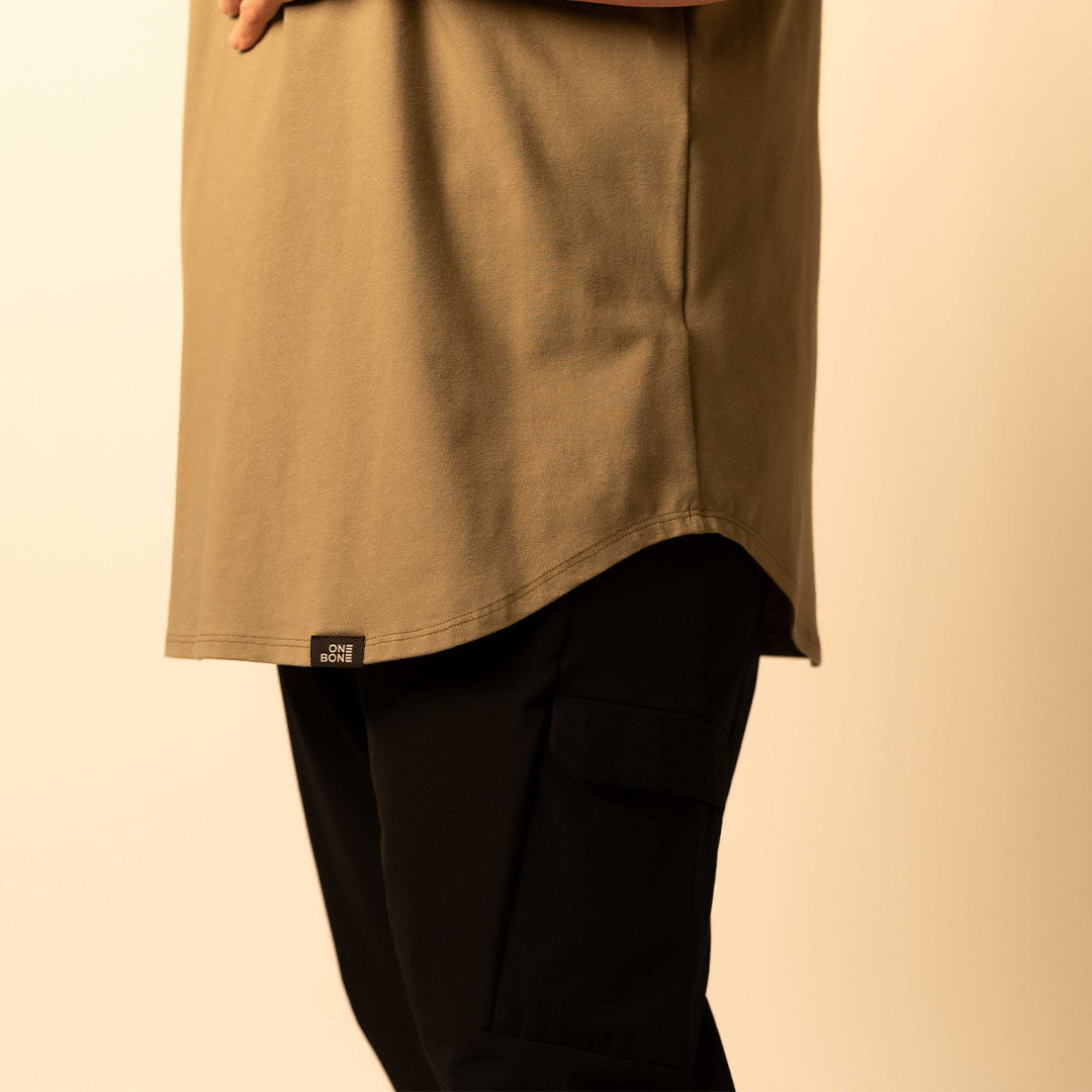 Scoop - T-Shirt - Sable Foncé