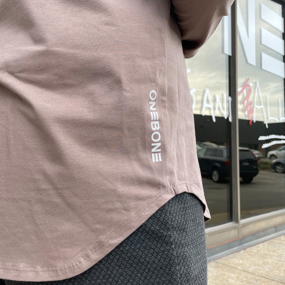 L/S ONE BONE Scoop - Mocha