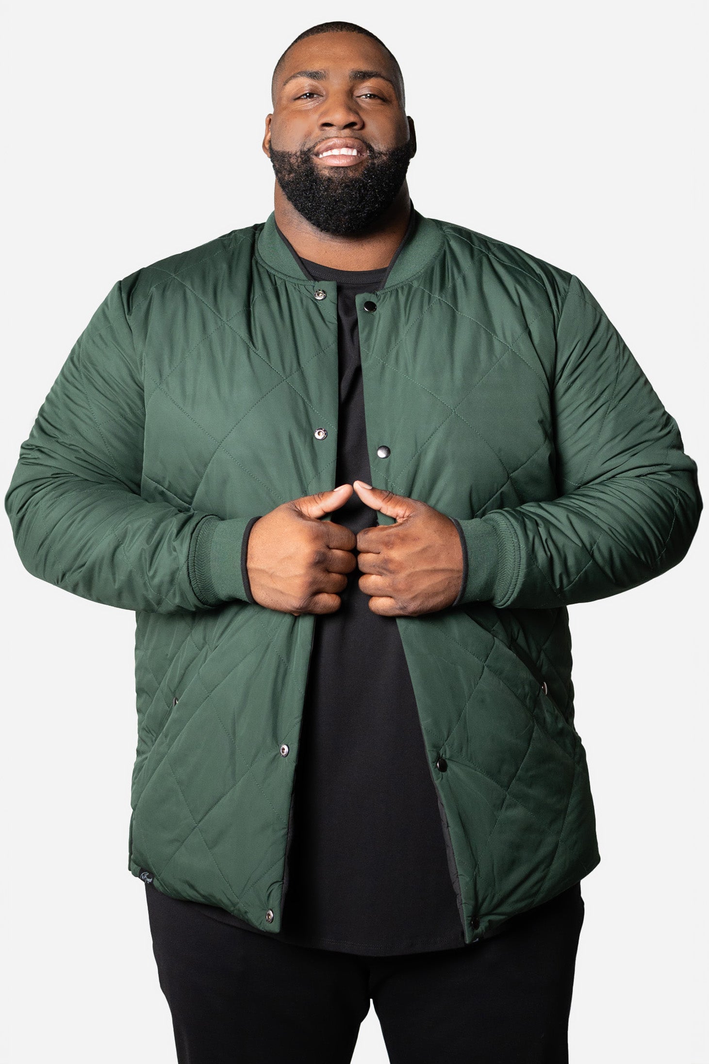 model-specs: Q is 6-4 | 350 lbs | Size 3