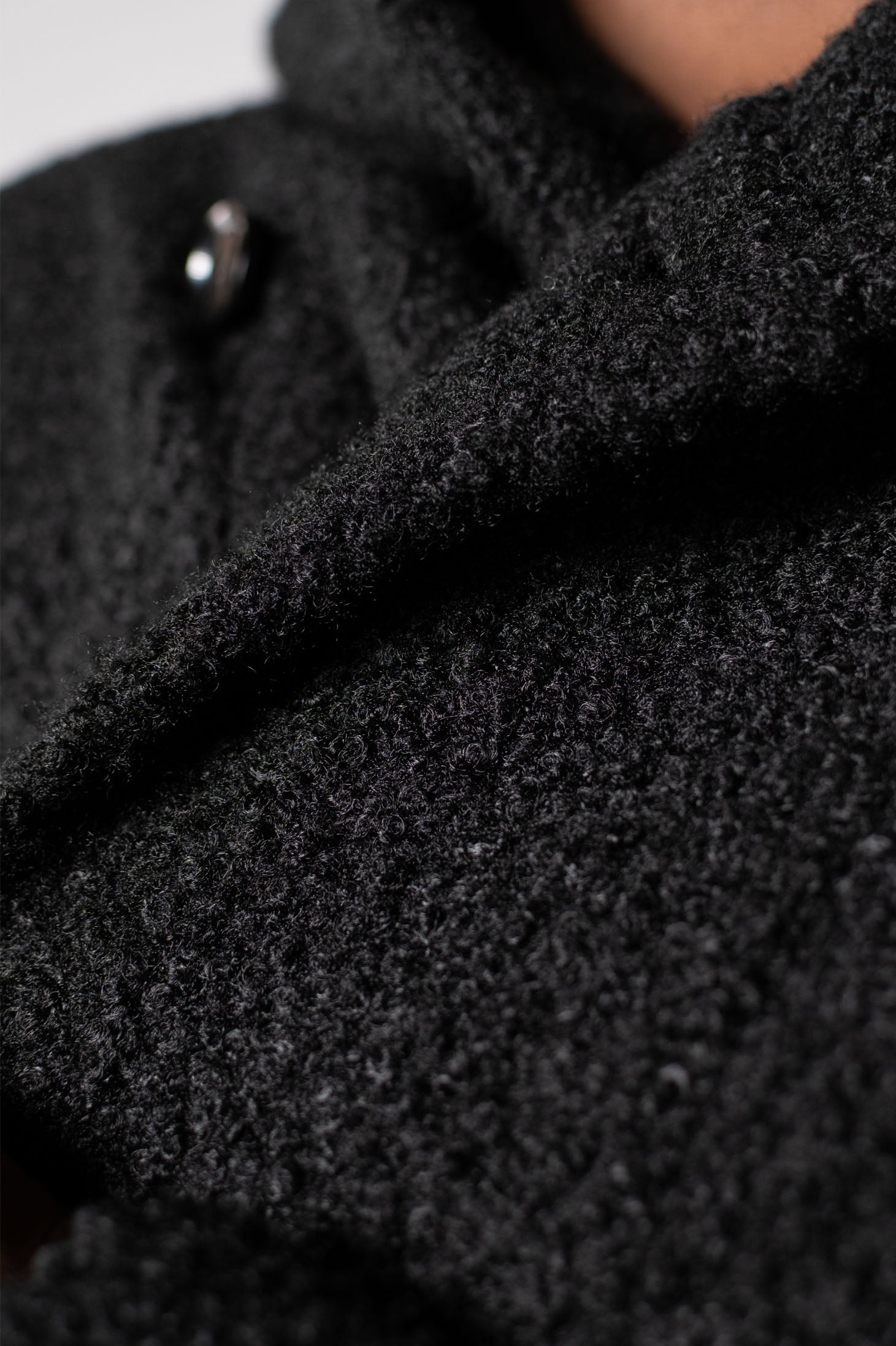 Trench Hoodie - Black