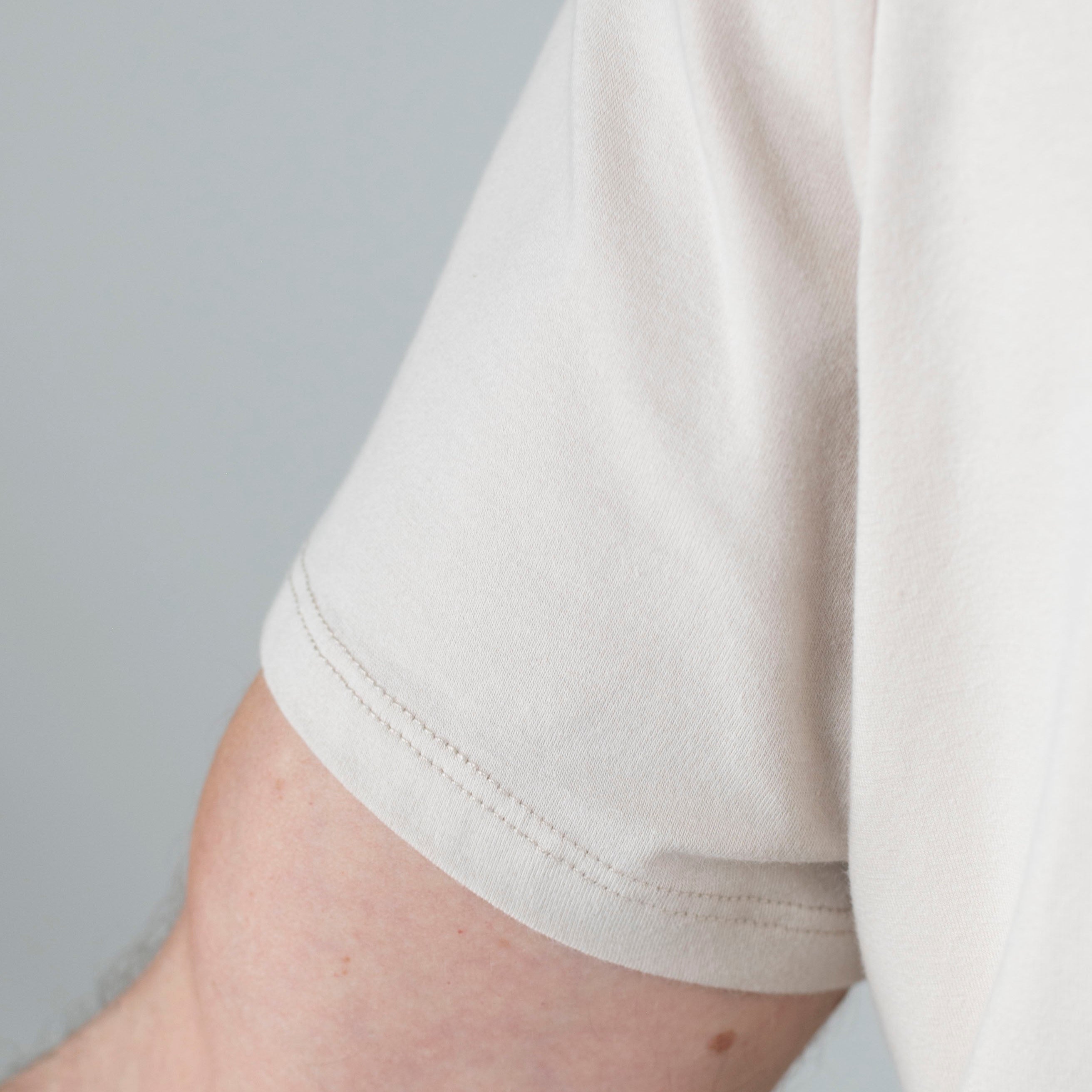 T-Shirt à ourlet en U - Chêne