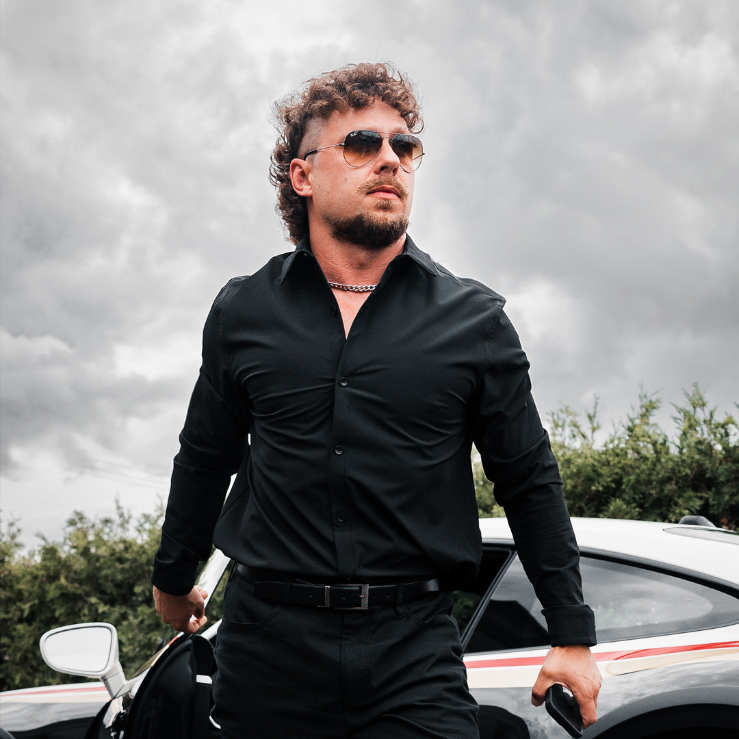 Chemise habillée SmartFit - Noir