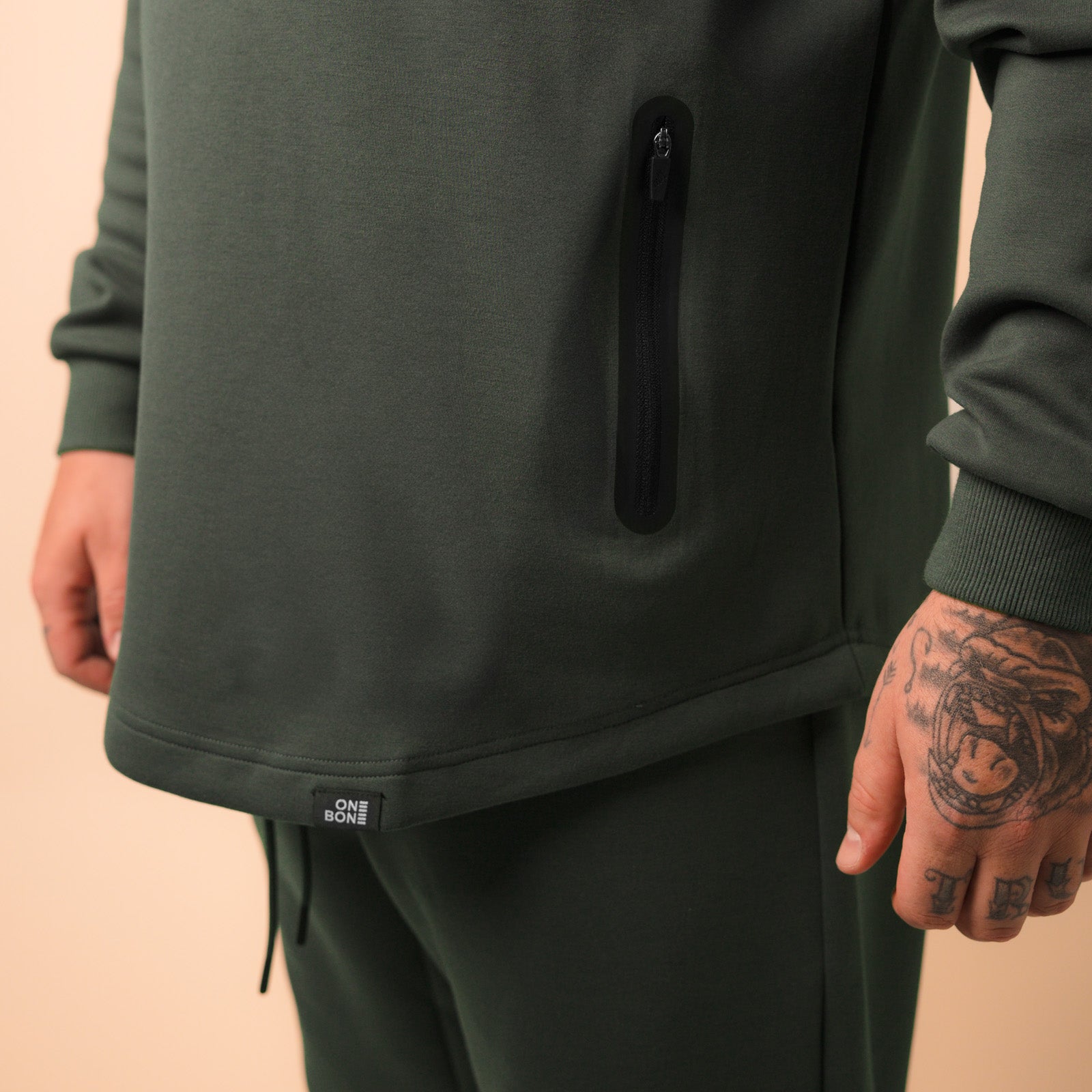 Tech Hoodie - Midnight Green