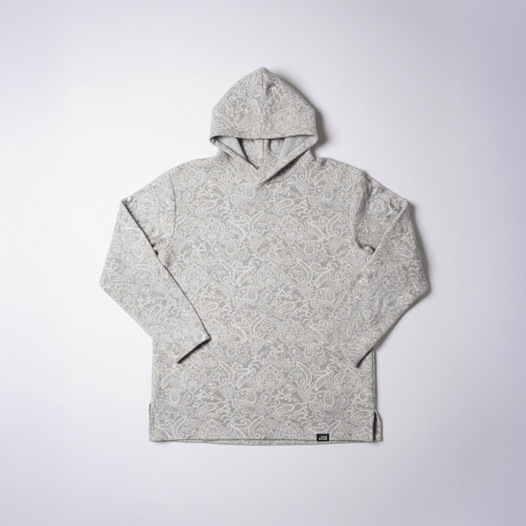 Split Hem Hoodie - Paisley