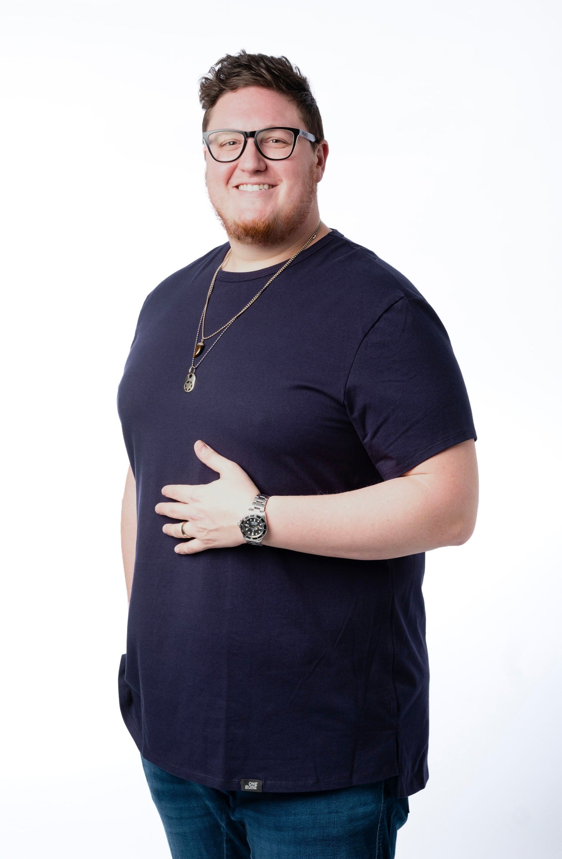 model-specs: Adam is 6-3 | 325 lbs | size 2