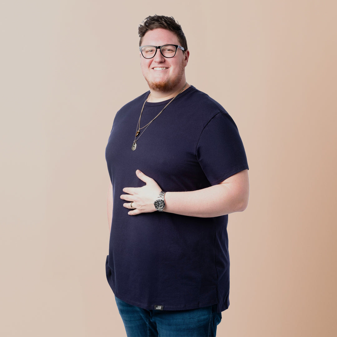 model-specs: Adam is 6-3 | 325 lbs | size 2