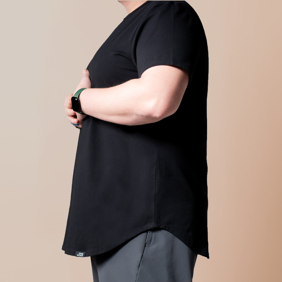 Scoop - T-Shirt - Black