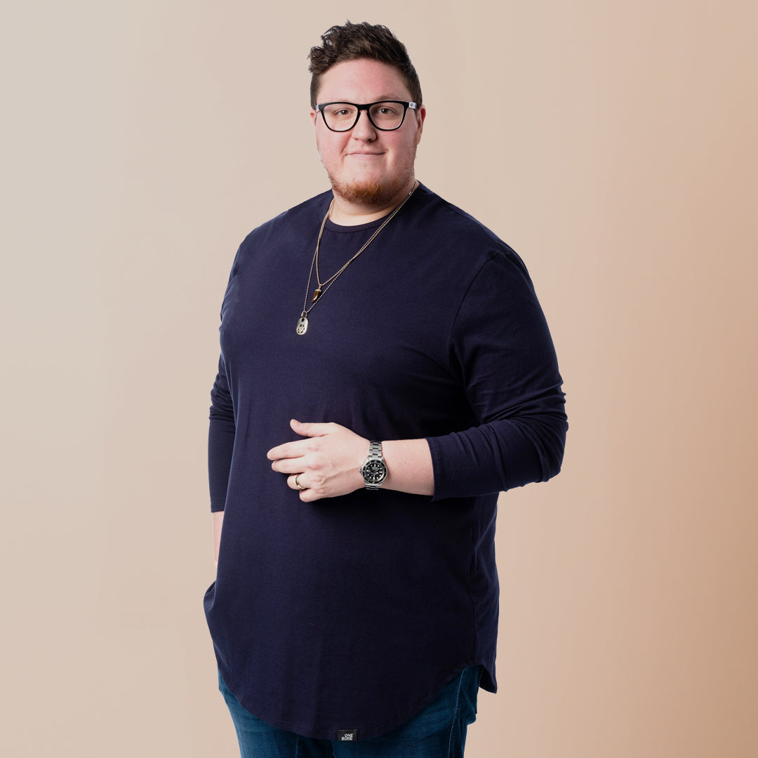 model-specs: Adam is 6-3 | 325 lbs | size 2
