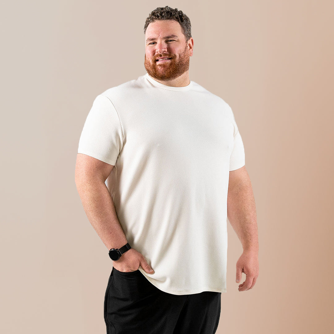 model-specs: Brandon is 6-3 | 350 lbs | size 3