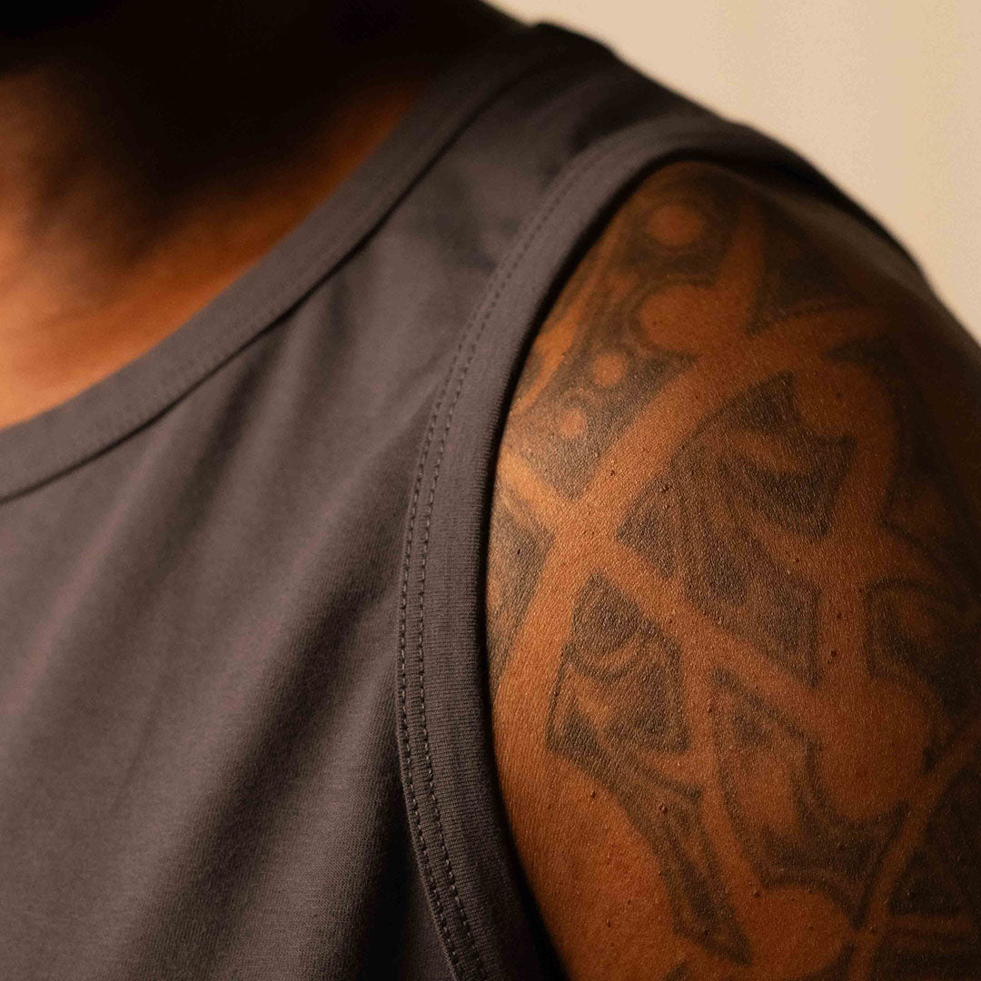 Tank Top - Mini Scoop - Dark Grey