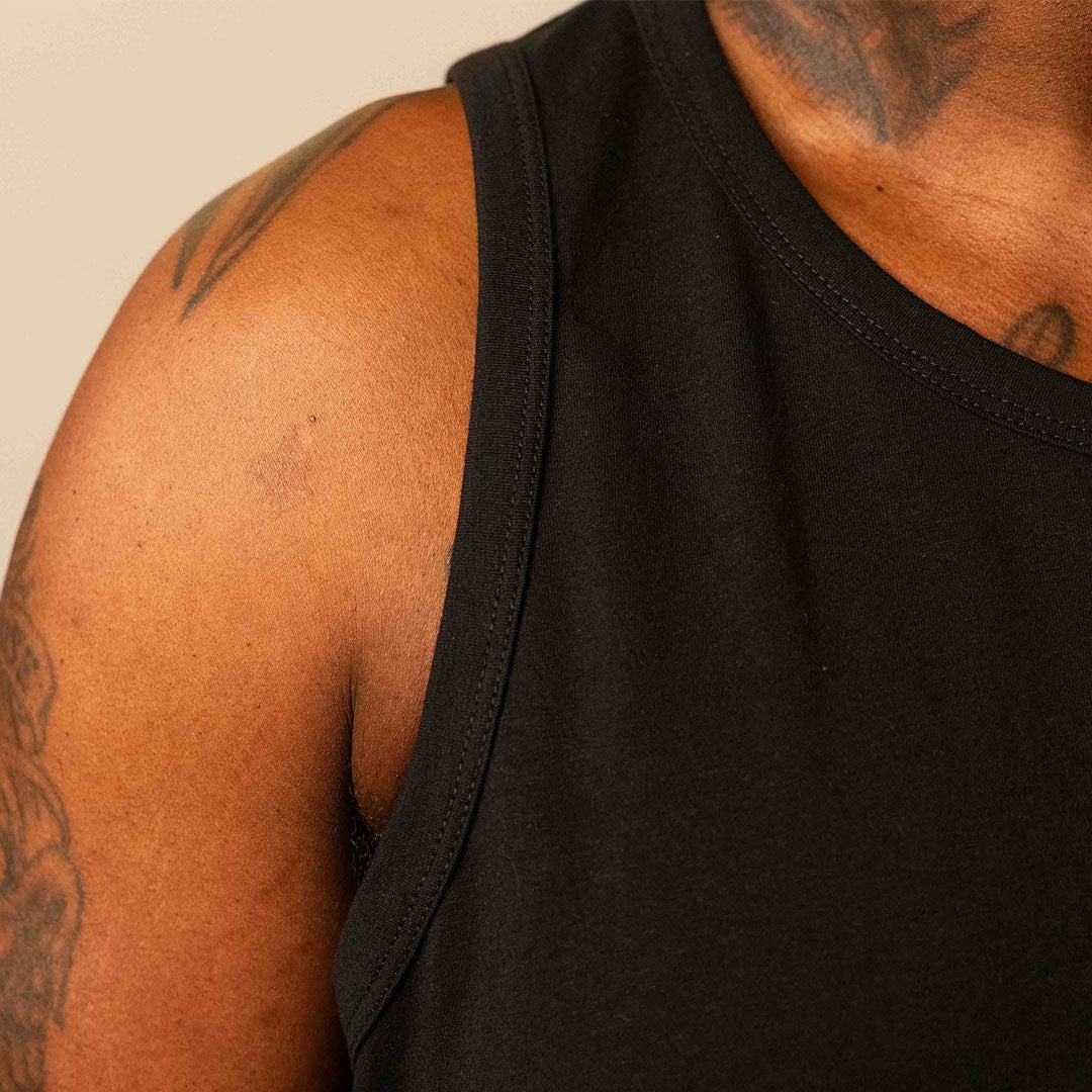 Tank Top - Mini Scoop - Black