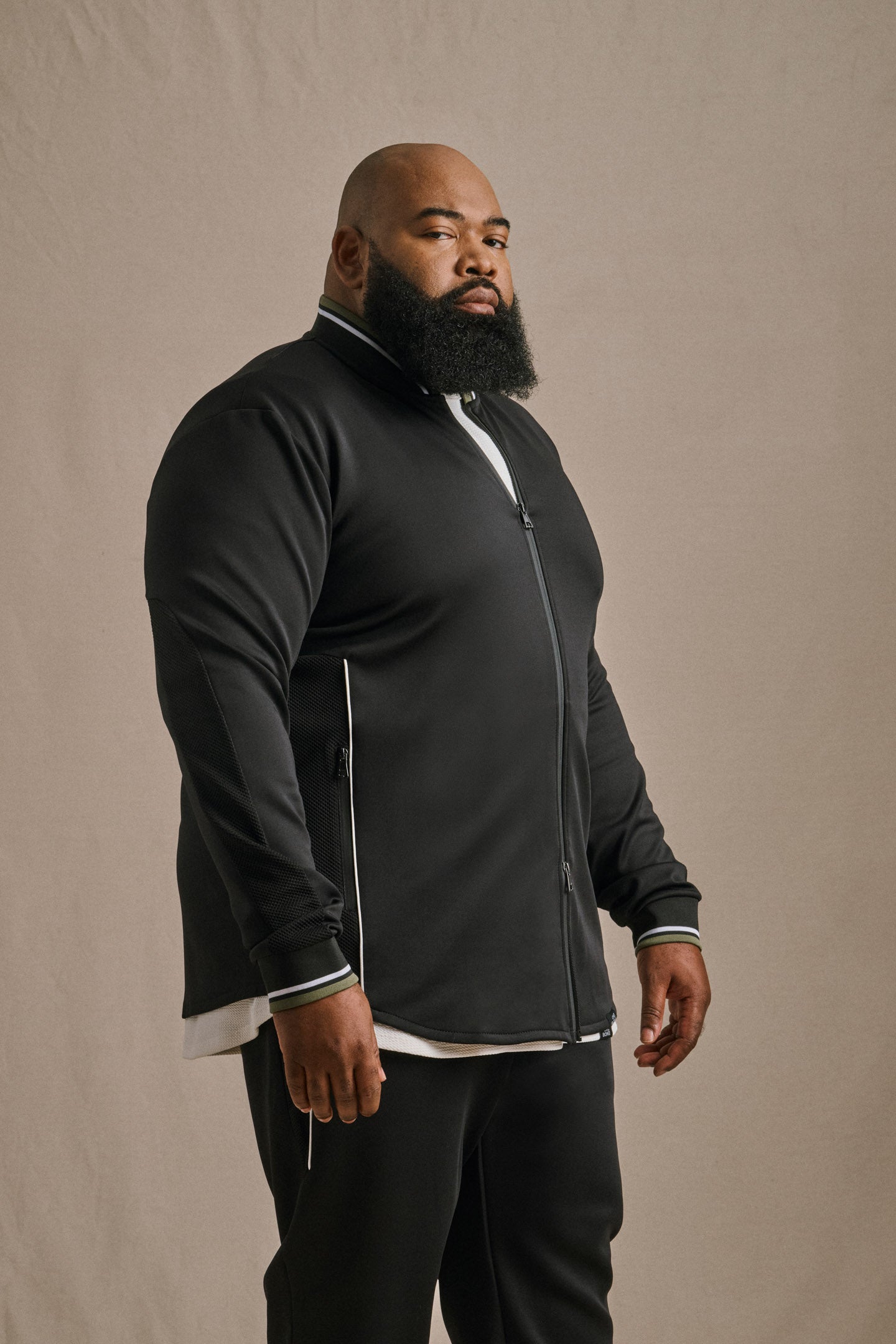 Track Jacket - Black | Mens Track Jacket | One Bone Brand – ONE BONE