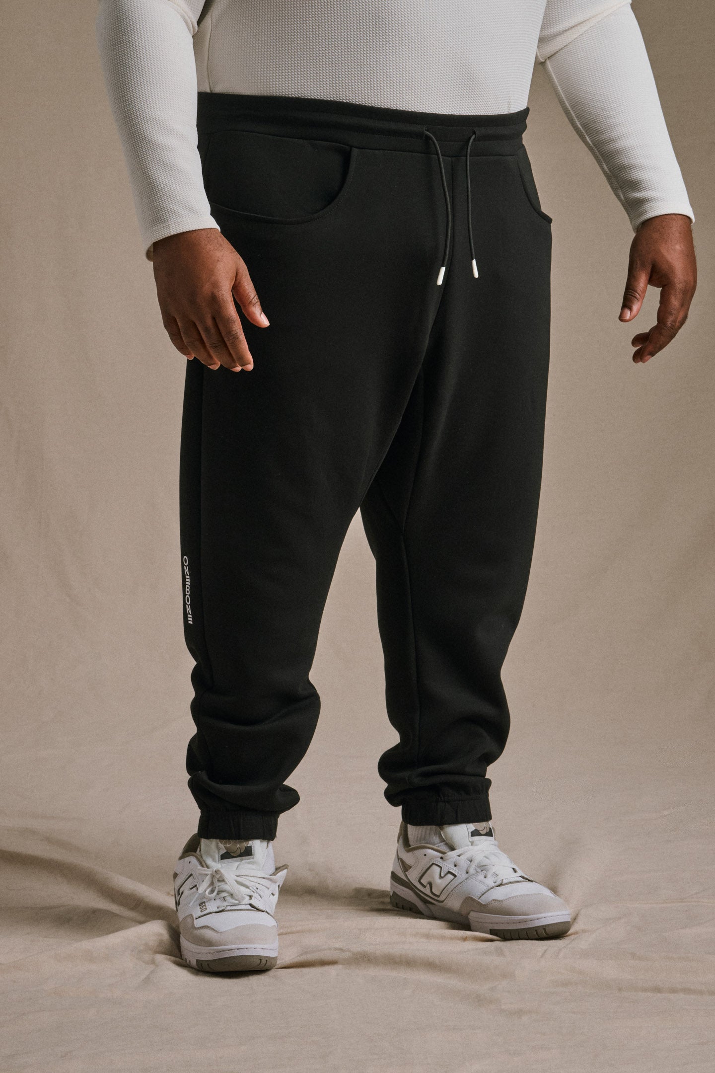 black tech pants