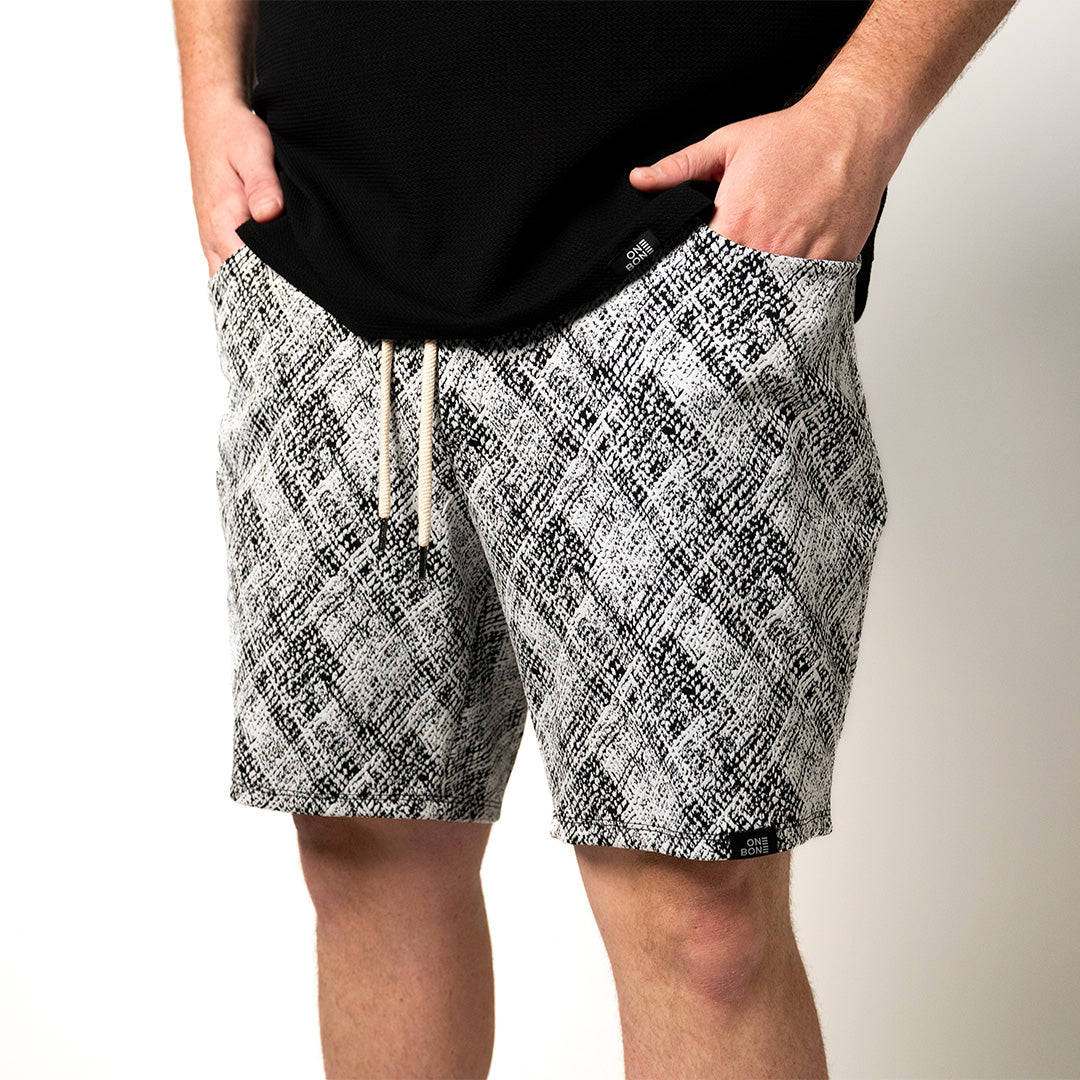 Jacquard Printed Shorts - Static