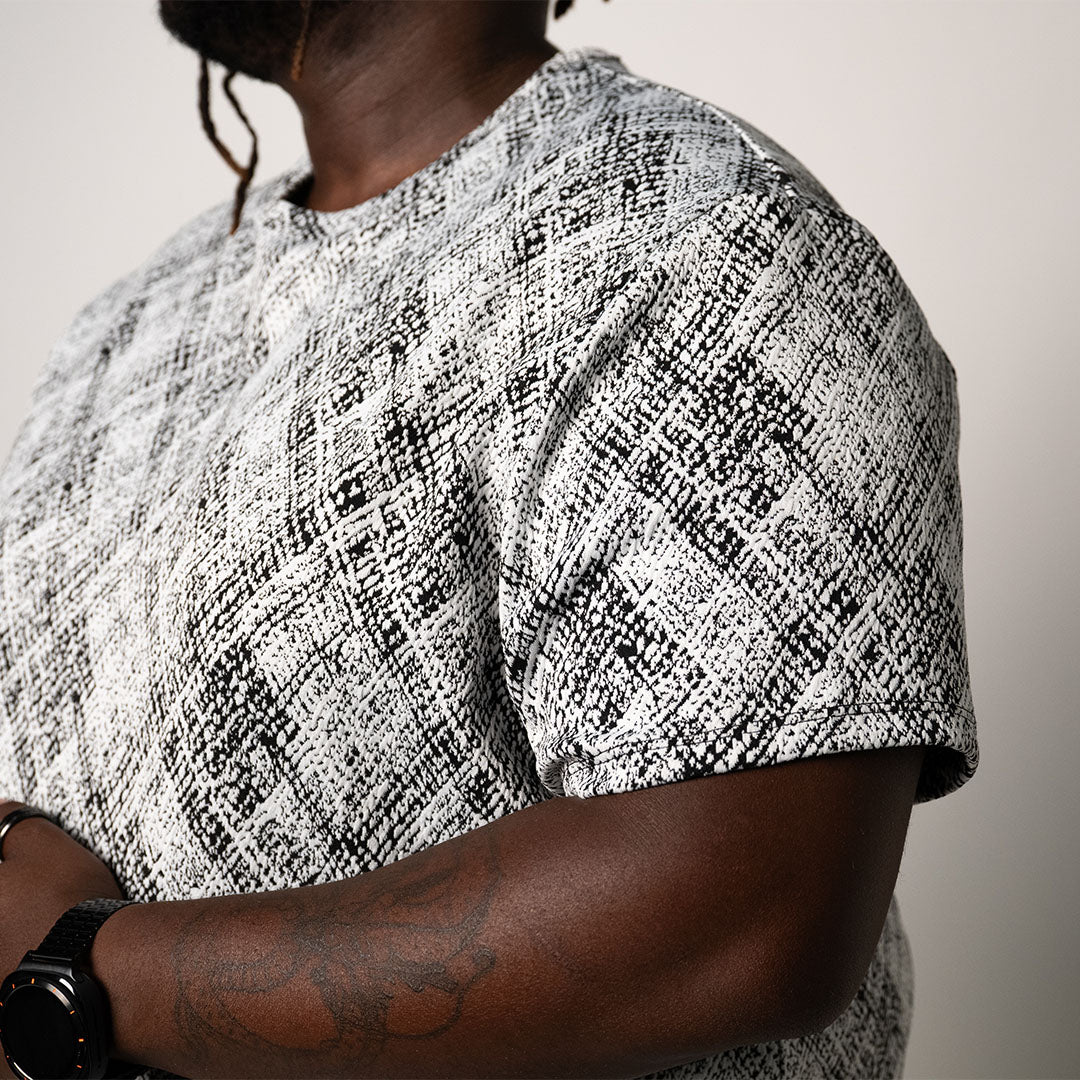 Jacquard Printed Tee - Static