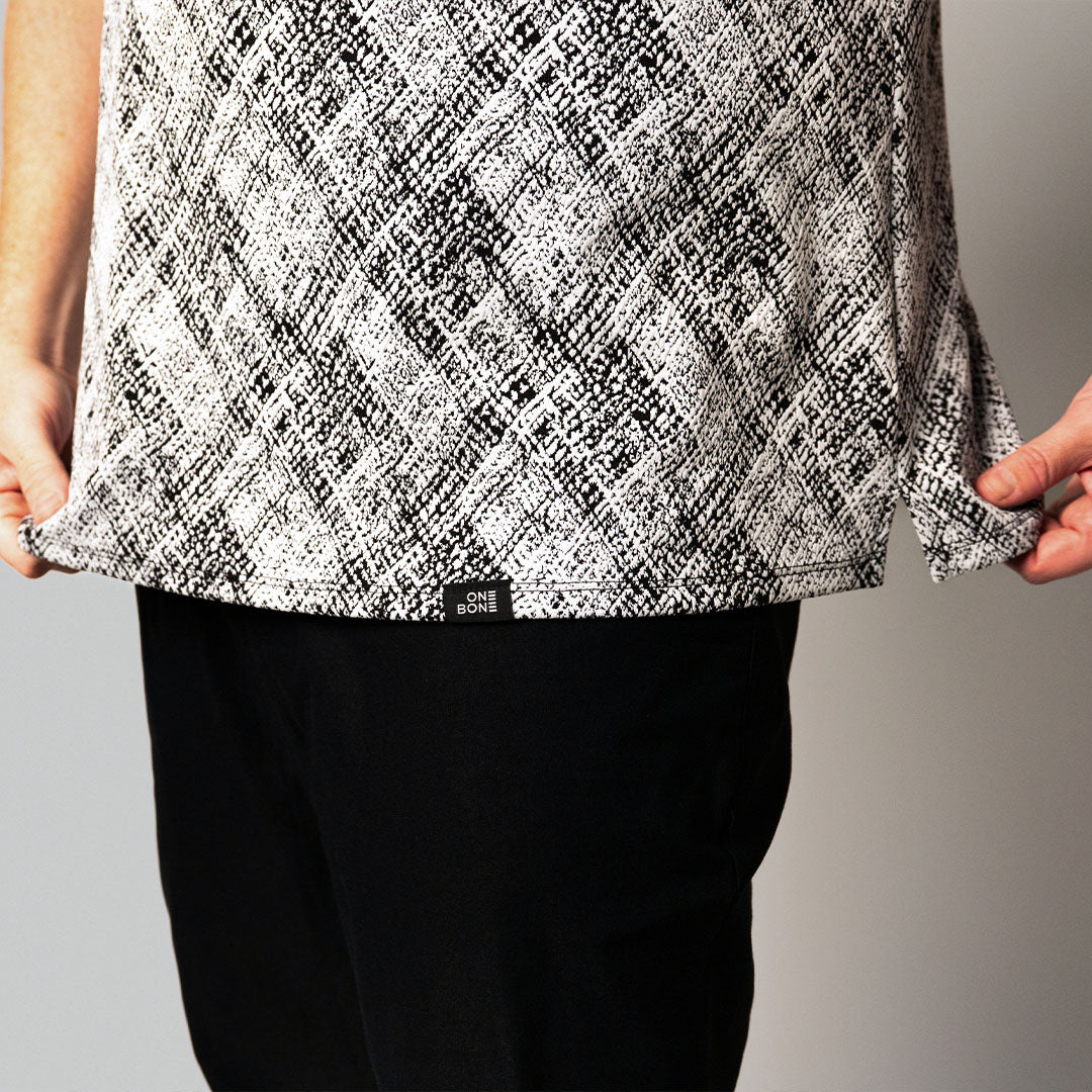 Jacquard Printed Tee - Static