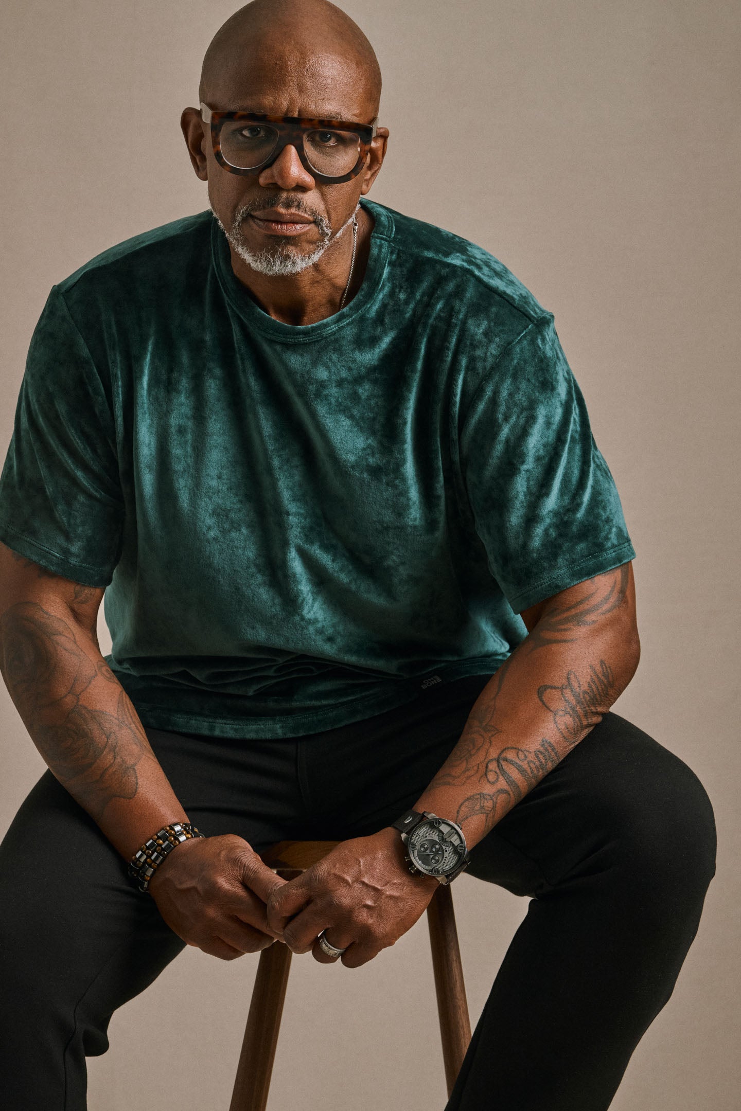 Velour Tee - Emerald Green | Mens Tee | One Bone Brand – ONE BONE