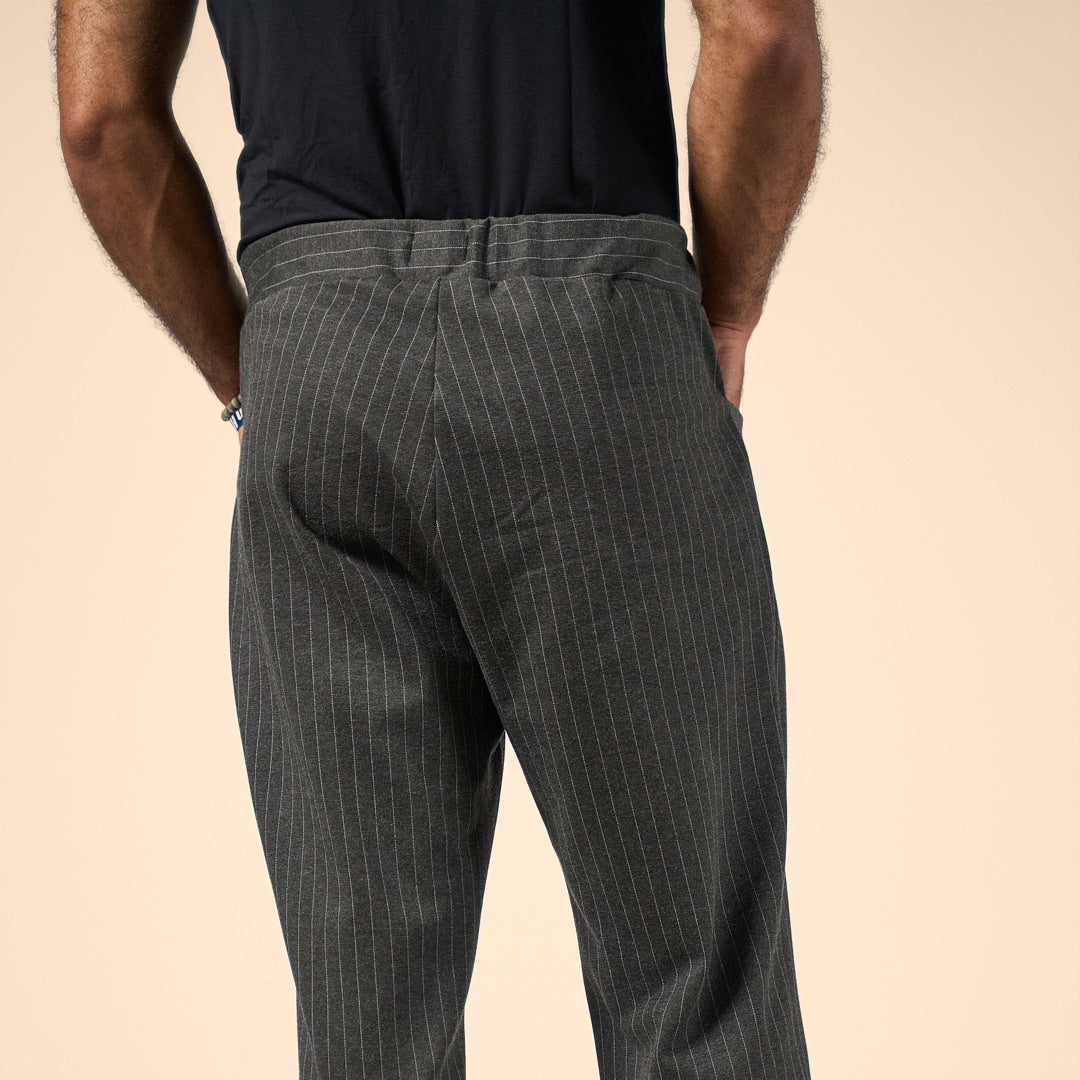 Outwork Pant - Grey Pinstripe