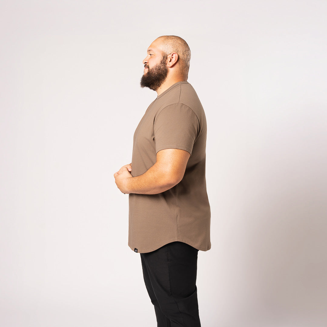 Scoop - T-Shirt - Brick Brown