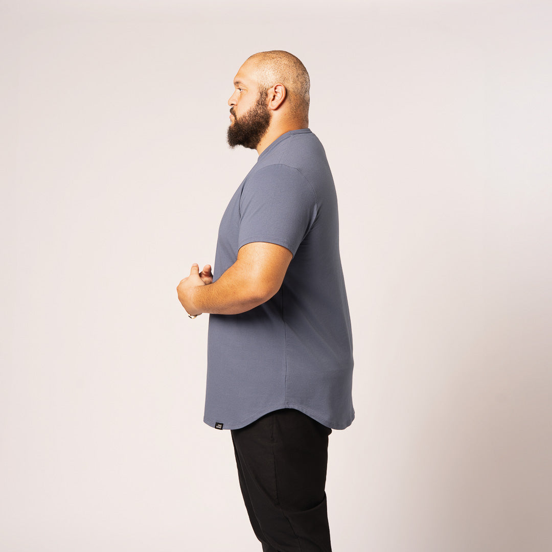 model-specs: Nick is 6'5" | 315 lbs | Size 2