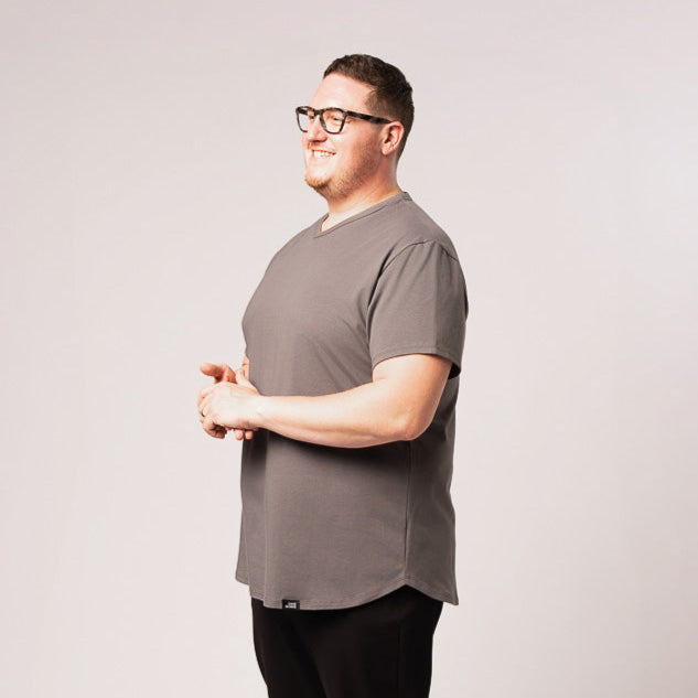 V-Neck - Midnight Grey