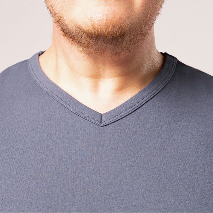 V-Neck - Evening Blue