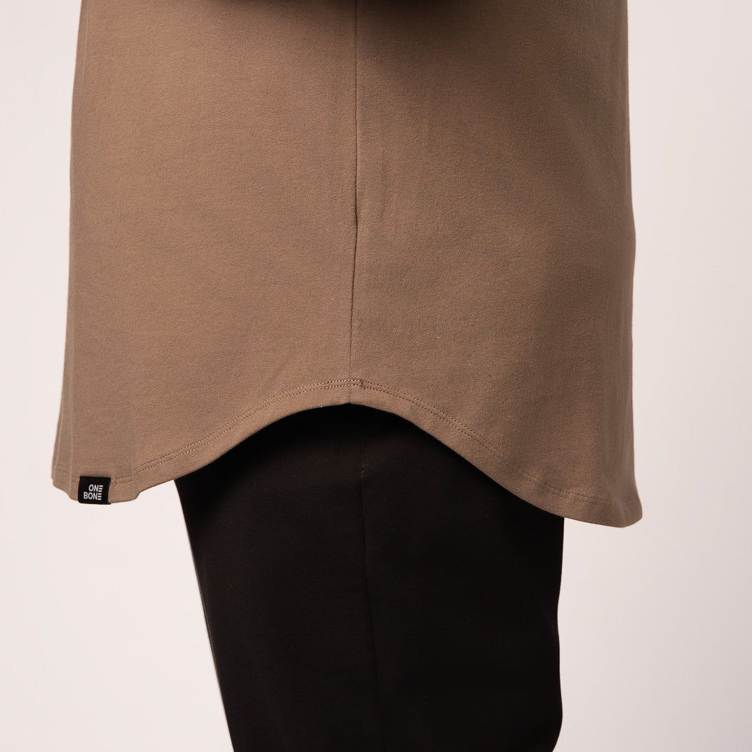Scoop - T-Shirt - Brick Brown
