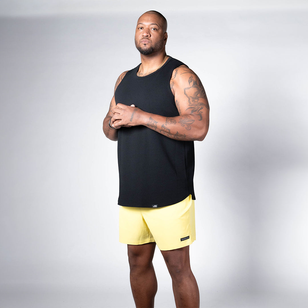 Hybrid Swim Short - Yellow/White Liner