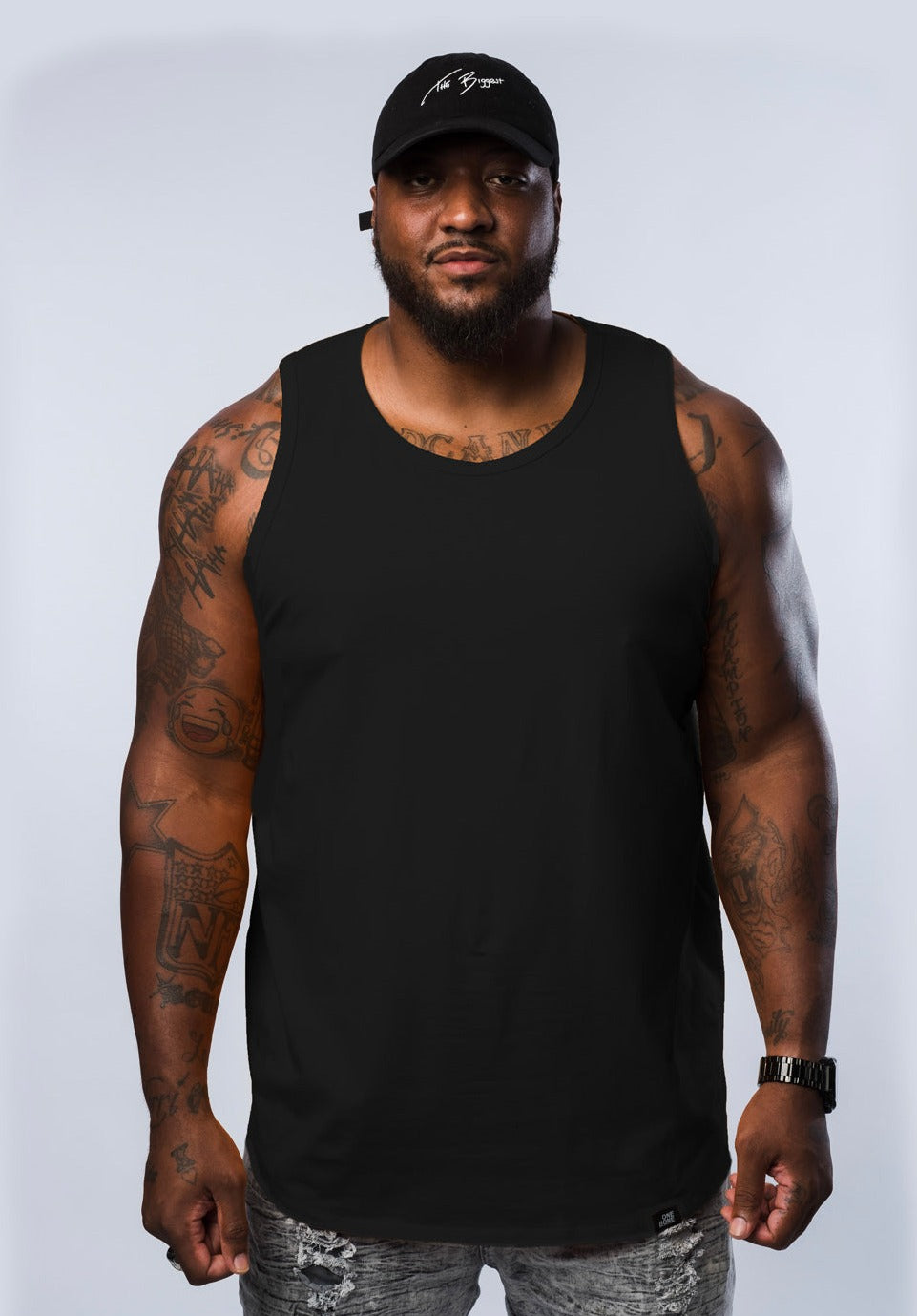 model-specs: Tony is 6-7 | 315 lbs | size 2