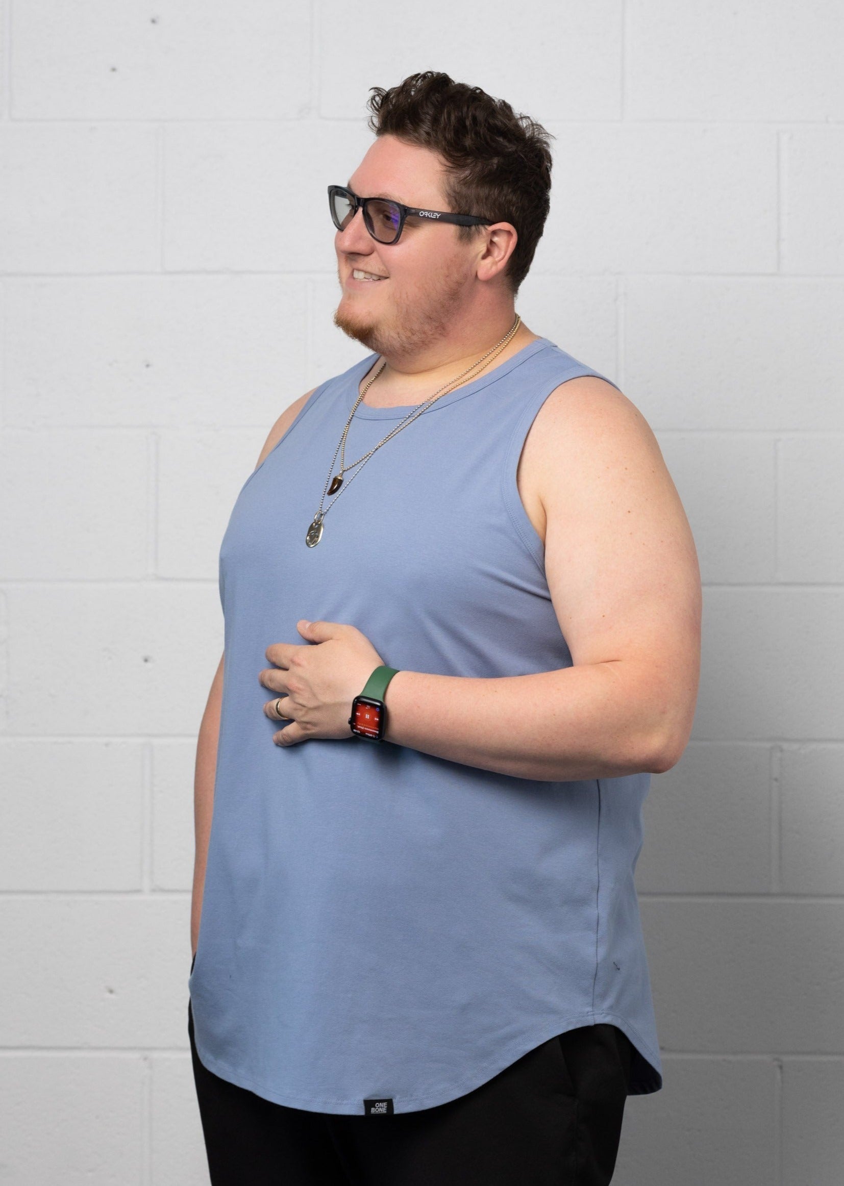 model-specs: Adam is 6-3 | 325 lbs | size 2