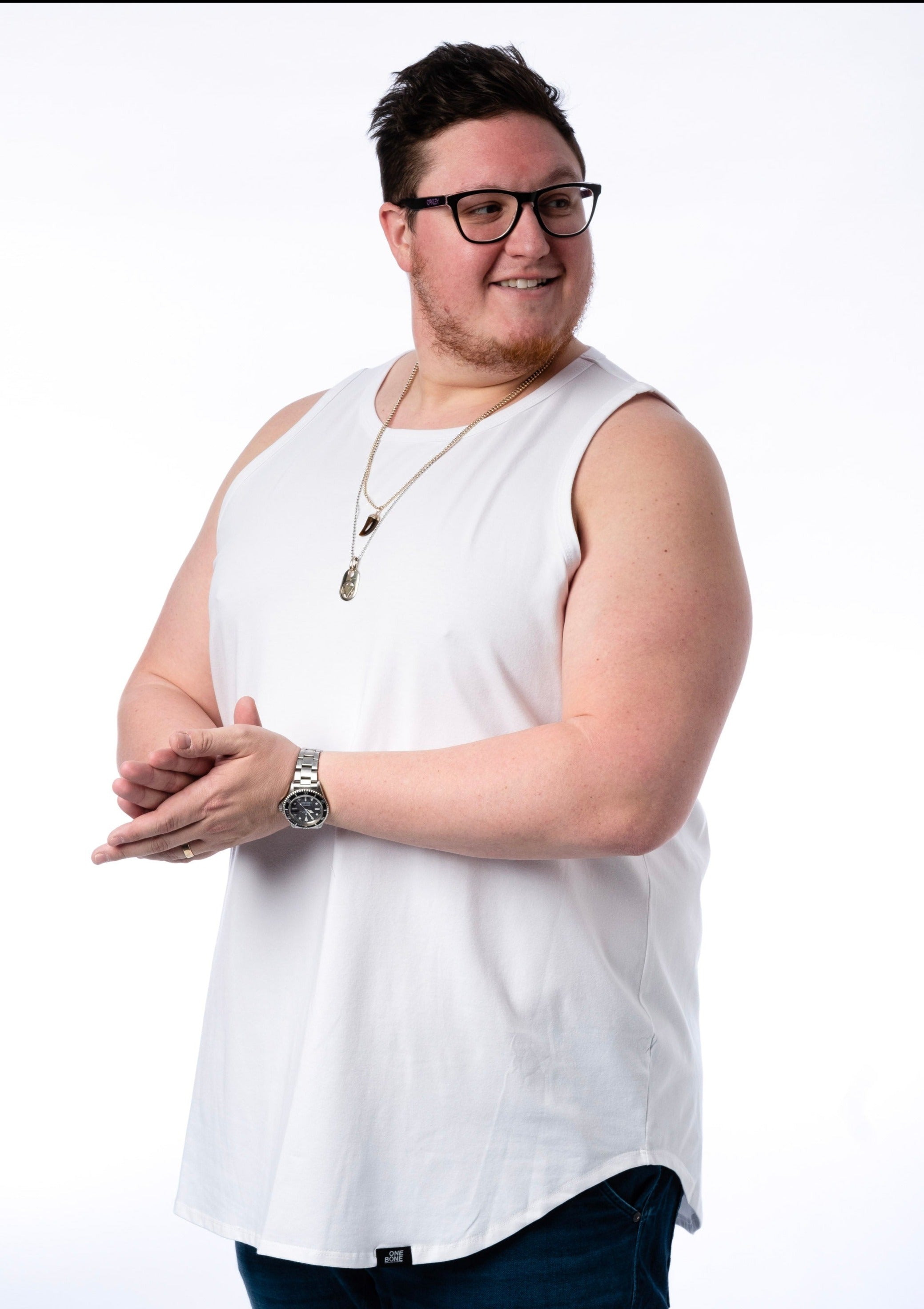 model-specs: Adam is 6-3 | 325 lbs | size 2