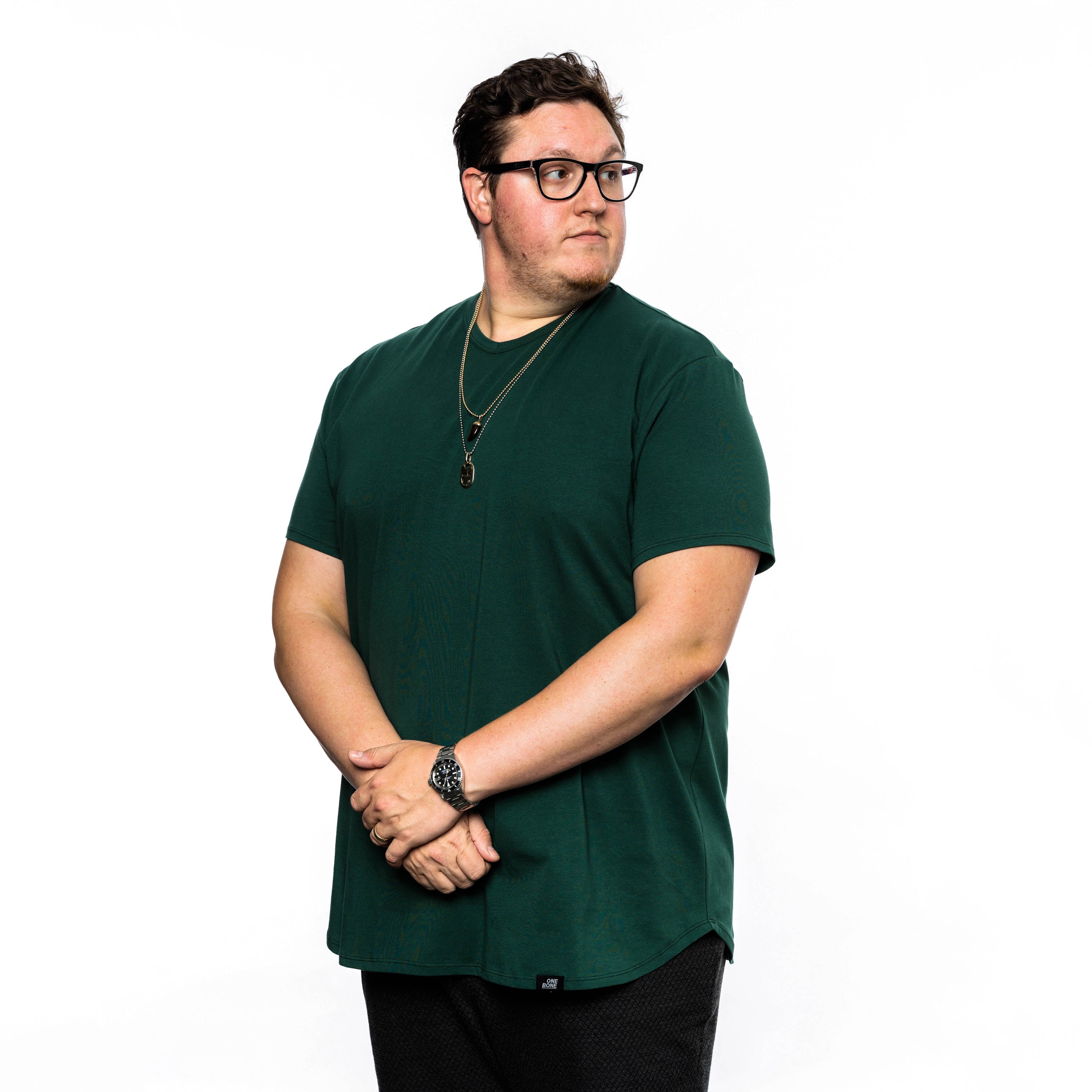 V-Neck - Hunter Green