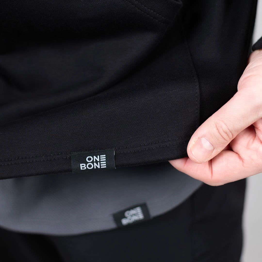 Vic Zip-Up Hoodie - Black