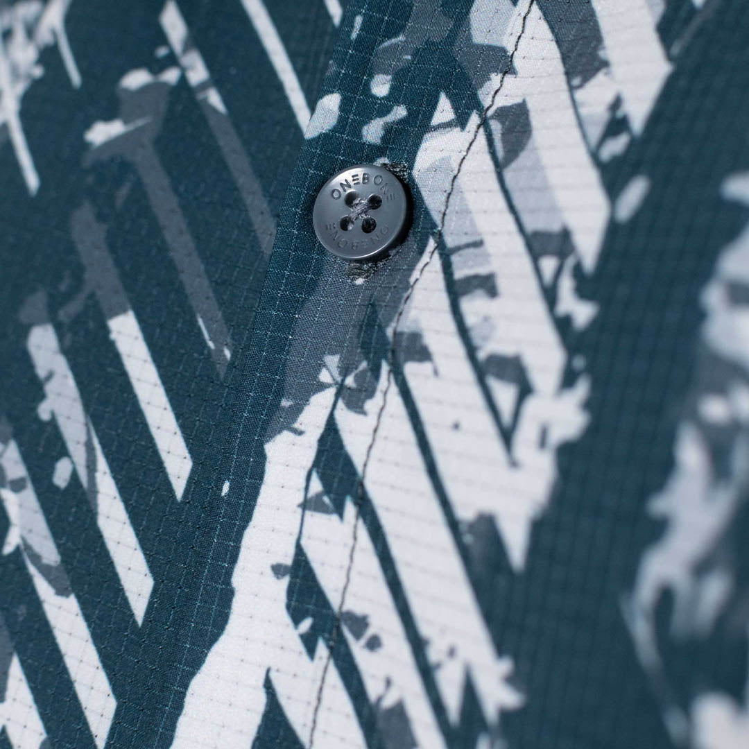 Hybrid Button Up - Glitch Camo