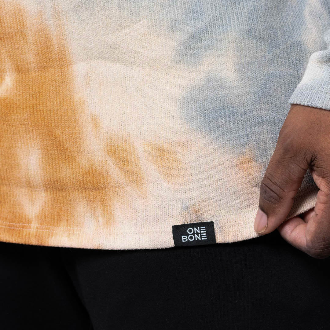 Tie-Dye Hoodie V2 - Orange / Blue