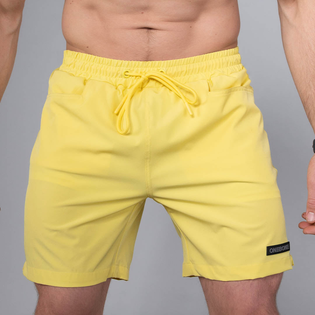 Hybrid Swim Short - Yellow/White Liner