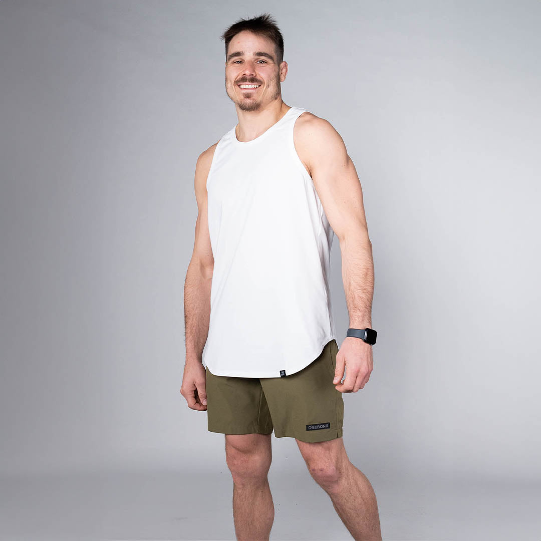 Hybrid Swim Short - Army Green/Black Liner
