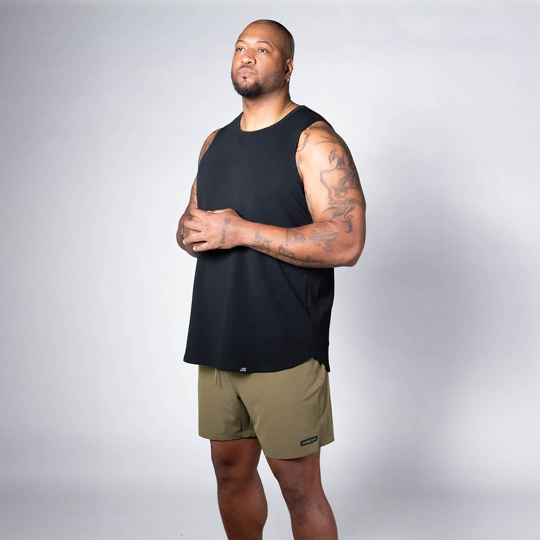 Hybrid Swim Short - Army Green/Black Liner