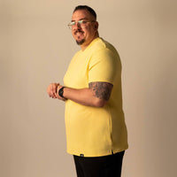 Split Hem Bullet Tee - Popcorn