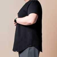 Scoop - T-Shirt - Black