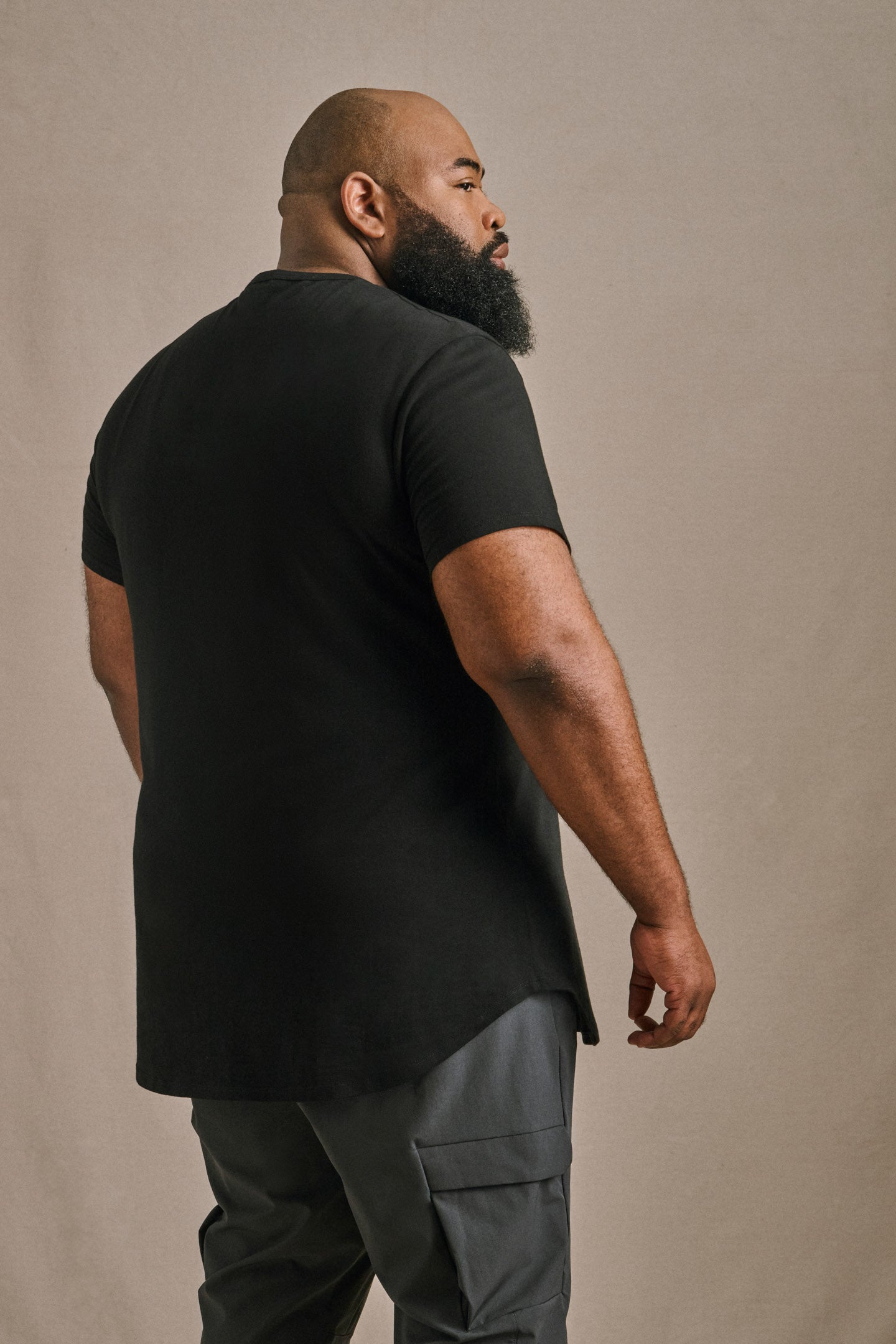 Scoop - T-Shirt - Black