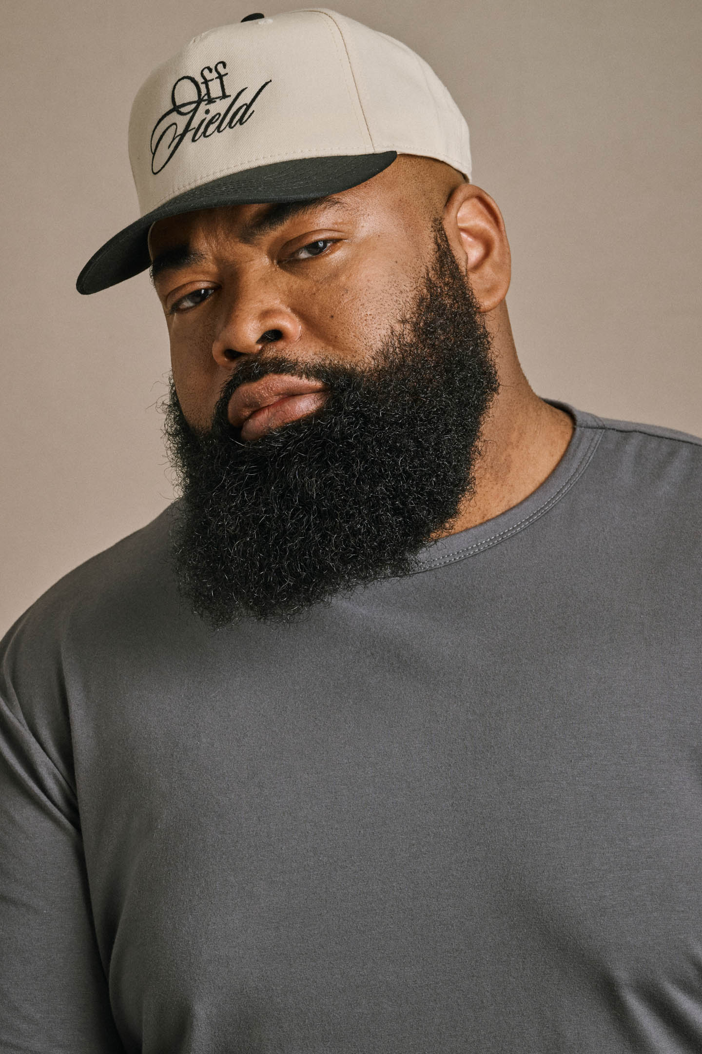 L/S Split Hem Cotton 95/5 - Midnight Grey