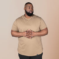 V-Neck - Dark Sand
