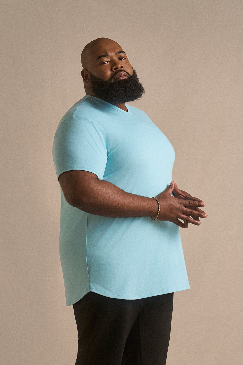 V-Neck - Sky Blue