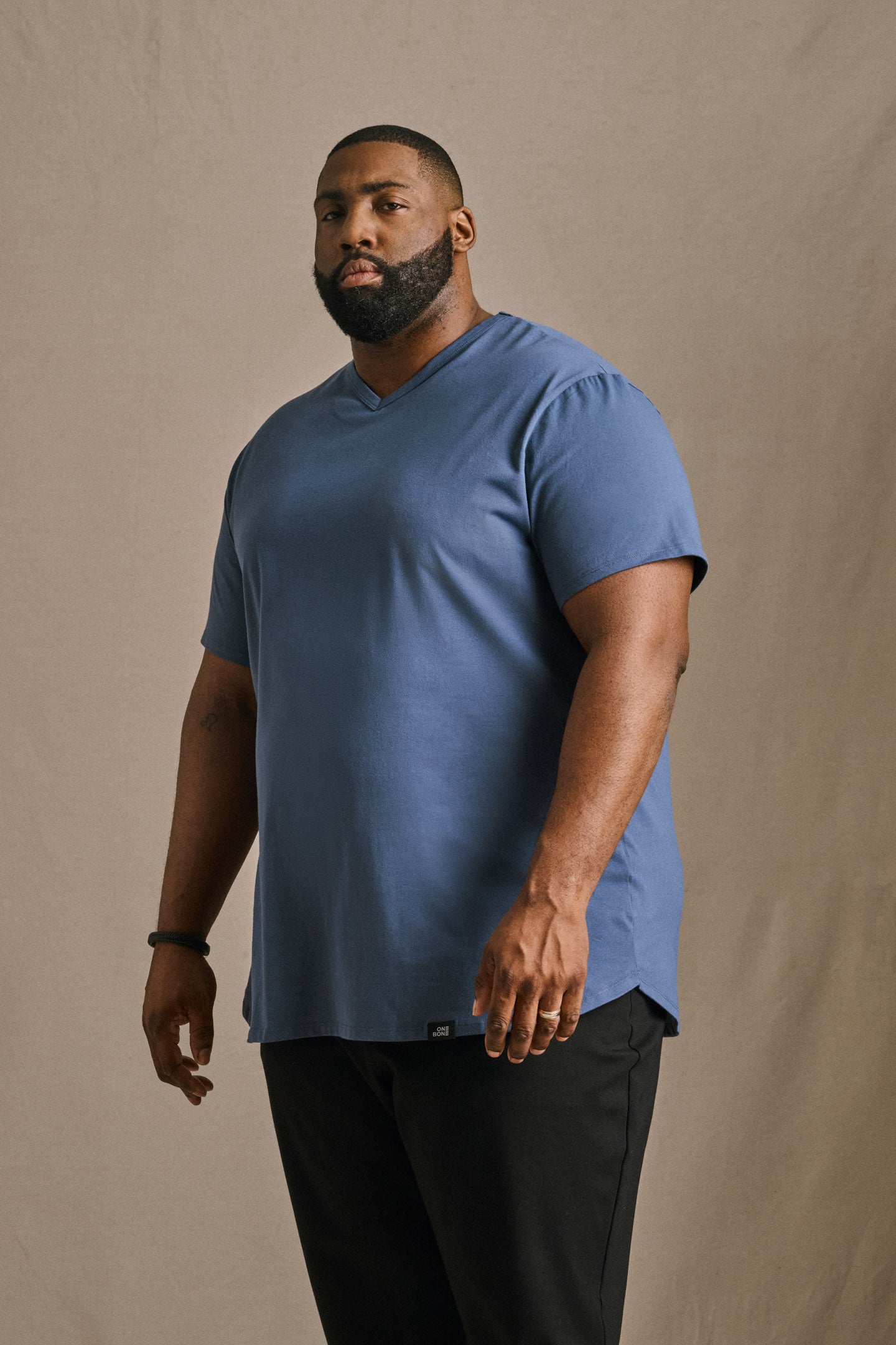 V-Neck - Evening Blue