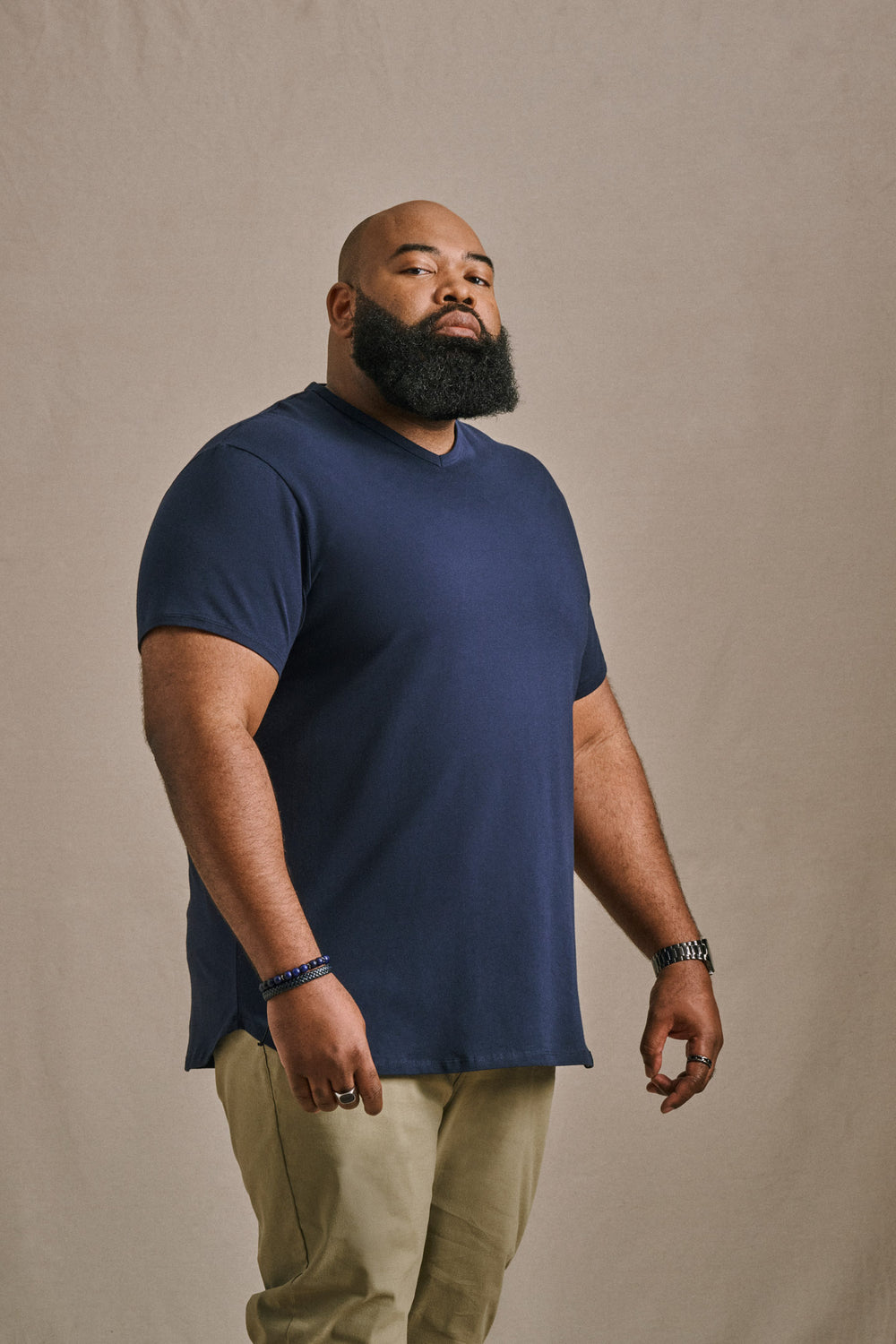 V-Neck - Navy